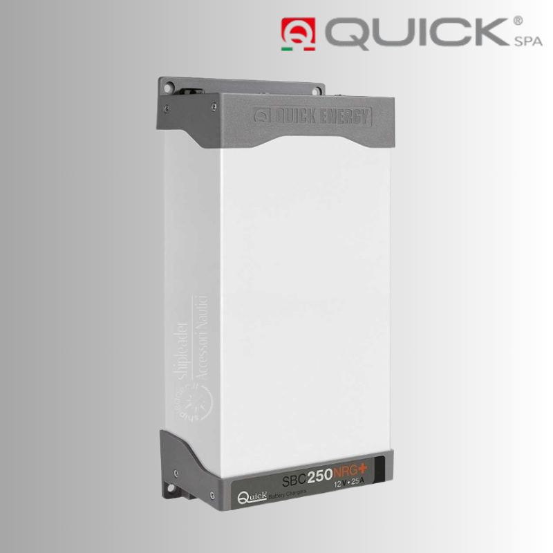 Quick Caricabatterie SBC 250 NRG+ 12V 25A 3U Shipleader caricabatteria quick