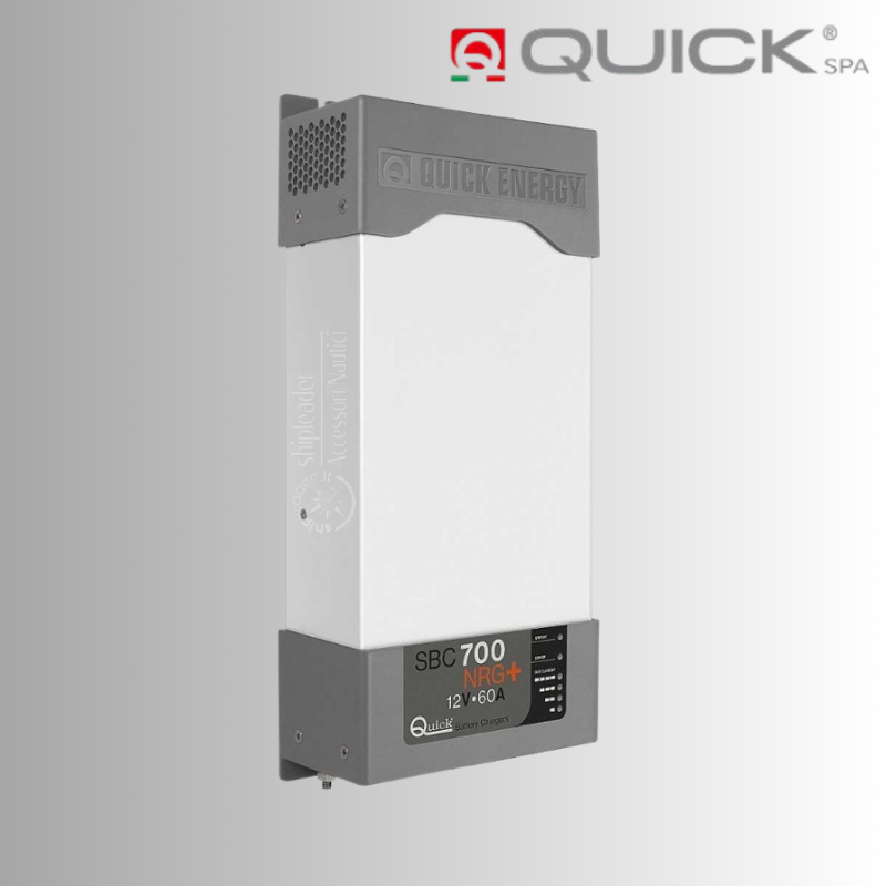 Quick Caricabatterie SBC 700 NRG+ 12V 60A 3U Shipleader Caricabatteria Quick