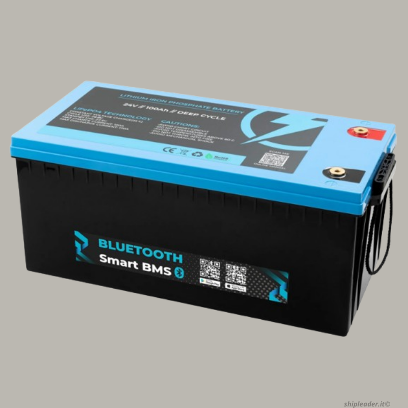 batteria lifepo4 24V 100Ah shipleader