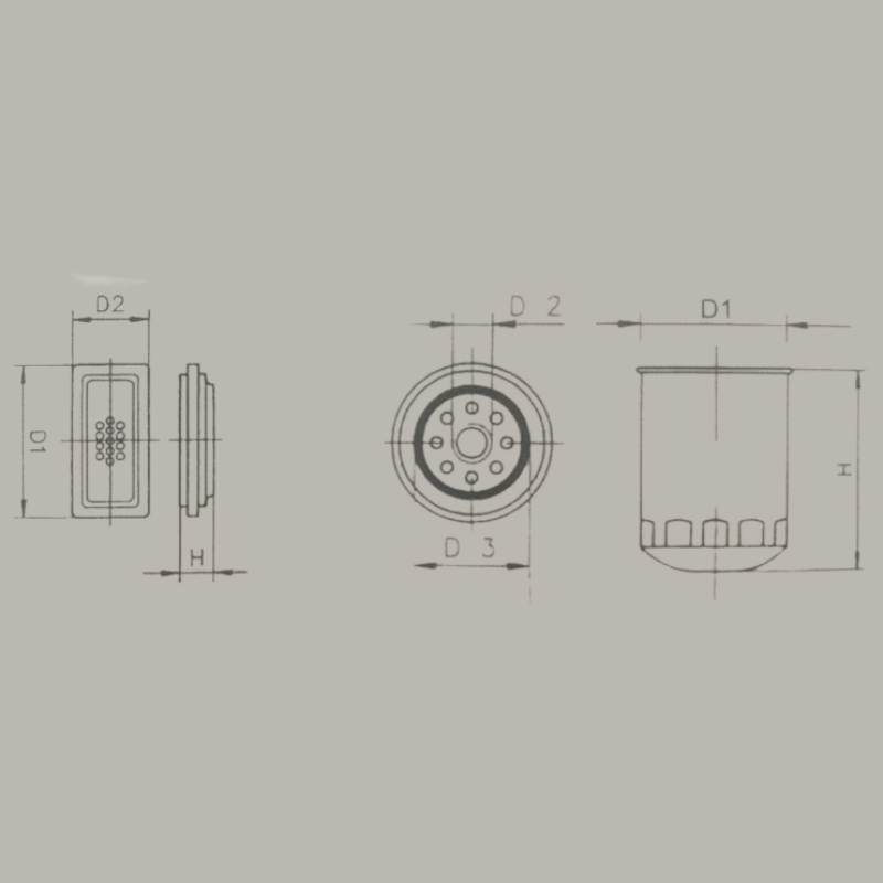 Yanmar Fuel Filter With O-ring & BOWL YM147, YM147D, YM155 - Foto 4