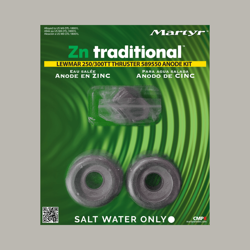 lewmar 250 300TT thruster 589550 anode kit martyr shipleader
