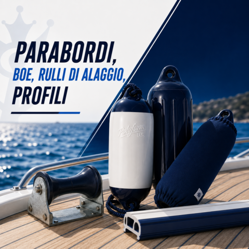 PARABORDI BARCA, BOE, RULLI ALAGGIO E PROFILI PARABORDO